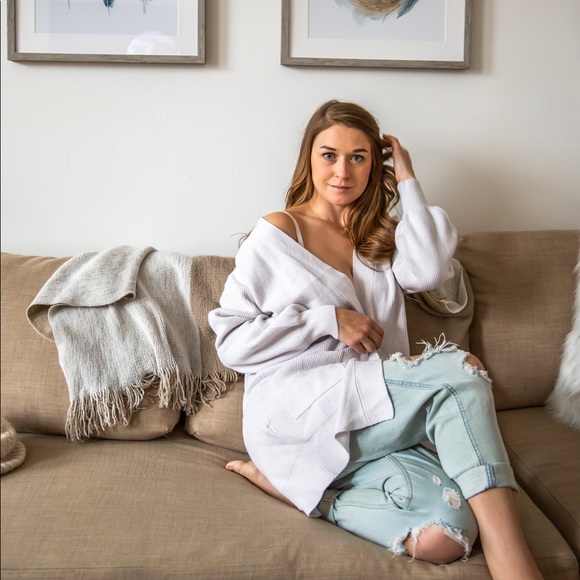 NWT Super soft, high quality lavender ice cardigan - Picture 8 of 16